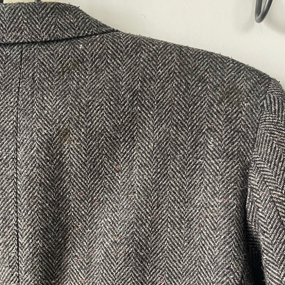 Vintage The Sovereign Men’s Suit Jacket Sport coat Blazer wool herringbone lined - Picture 6 of 12